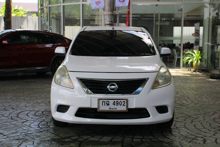 Nissan Almera 2012 1.2 ES Sedan เบนซิน ไม่ติดแก๊ส เกียร์อัตโนมัติ ขาว รูปที่ 2