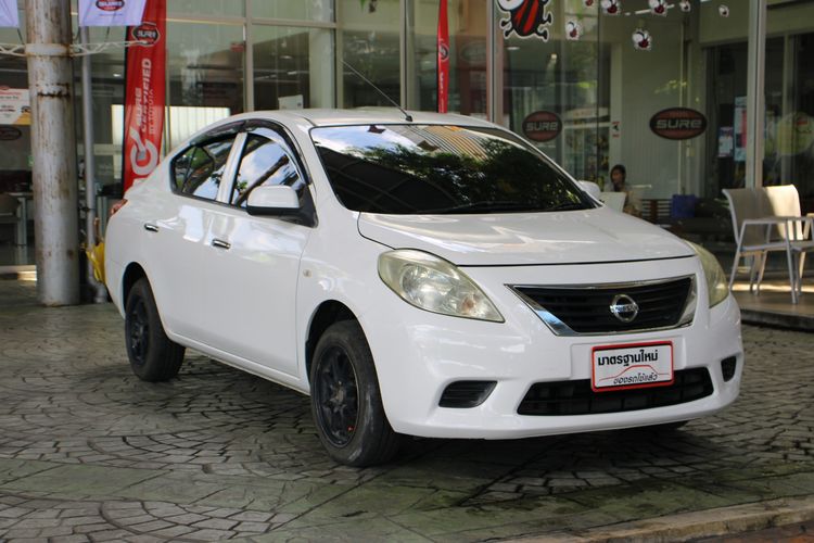 Nissan Almera 2012 1.2 ES Sedan เบนซิน ไม่ติดแก๊ส เกียร์อัตโนมัติ ขาว รูปที่ 3