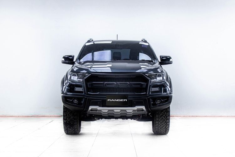 Ford Ranger 2021 2.0 Turbo Hi-Rider Wildtrak Pickup ดีเซล ไม่ติดแก๊ส เกียร์อัตโนมัติ ดำ รูปที่ 4