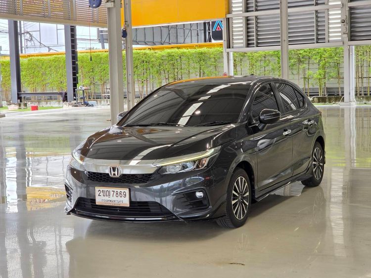 Honda City 2021 1.0 SV Sedan เบนซิน ไม่ติดแก๊ส เกียร์อัตโนมัติ เทา รูปที่ 3