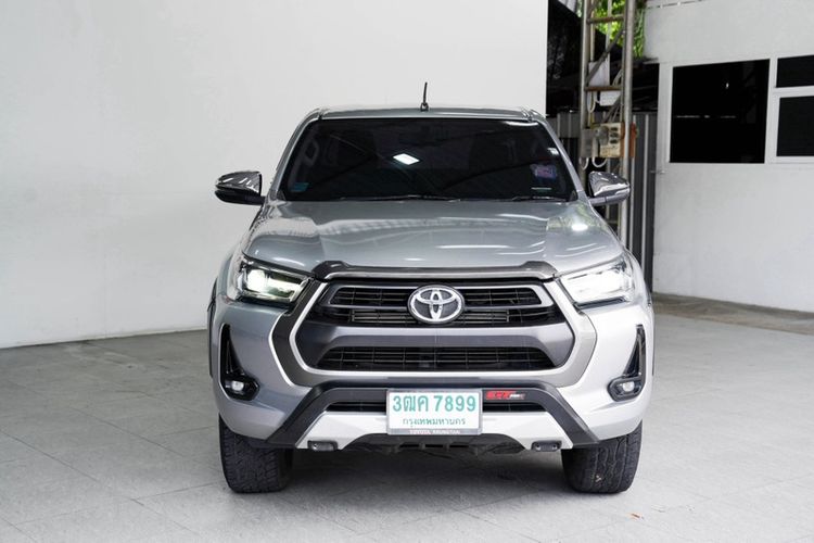 Toyota Hilux Revo 2020 2.4 Prerunner Mid Pickup ดีเซล ไม่ติดแก๊ส เกียร์ธรรมดา เทา รูปที่ 2