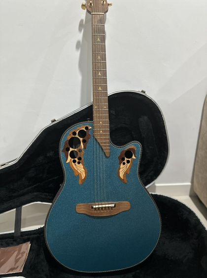 [ส่งต่อ / ขาย] Ovation Adamas II 1581 (Made in USA)ขออนุญาตปล่อยกีตาร์สะสมครับ Ovation Adamas II รุ่น 1581 [สีน้ำเงินเขียว BG]