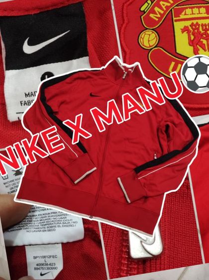 ชุดฟุตบอล Nike ผู้ชาย เสื้อวอร์ม MANU💀⚽ผีแดง ไนกี้