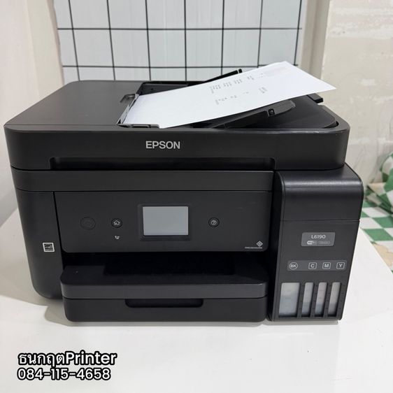 พริ้นเตอร์อิงค์เจ็ทมัลติฟังก์ชั่น ปริ้นเตอร์EPSON L6190 พร้อมใช้งาน ✅ Wi-fi มือสอง ♻️สภาพดี✅