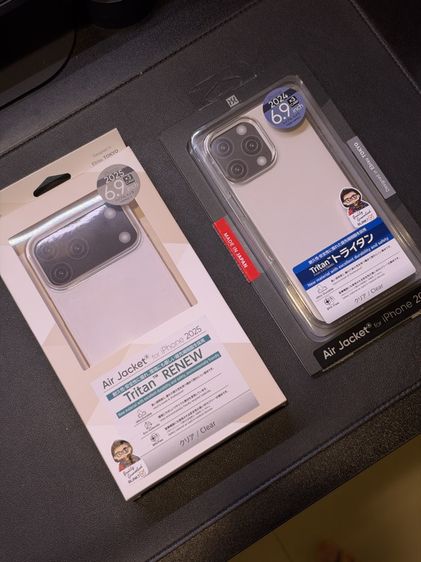 ปล่อย เคสใส Power Support Air Jacket มีของ iPhone 16 Pro Max และ 17 Pro Max อย่างละอัน อันละ 250 รวมส่ง มารับเองลดได้