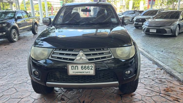 Mitsubishi Triton 2009 2.5 GLX Plus Pickup ดีเซล ไม่ติดแก๊ส เกียร์ธรรมดา ดำ รูปที่ 2