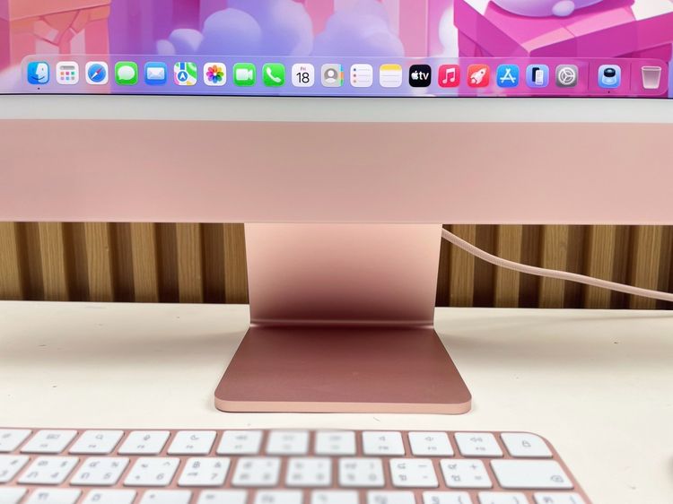 iMac 24-inch M1 2021 Ram8GB SSD256GB Pink CPU-8 Core , GPU-7 Core 2Ports  รูปที่ 4