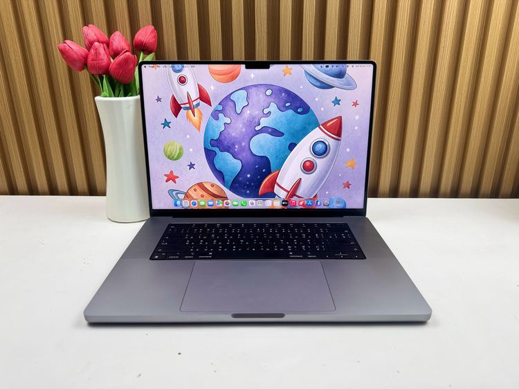 Apple Mackbook Pro 16 Inch แมค โอเอส 16 กิกะไบต์ อื่นๆ ไม่ใช่ MacBook Pro 16-inch M1Pro 2021 Ram16GB SSD512GB SpaceGray 