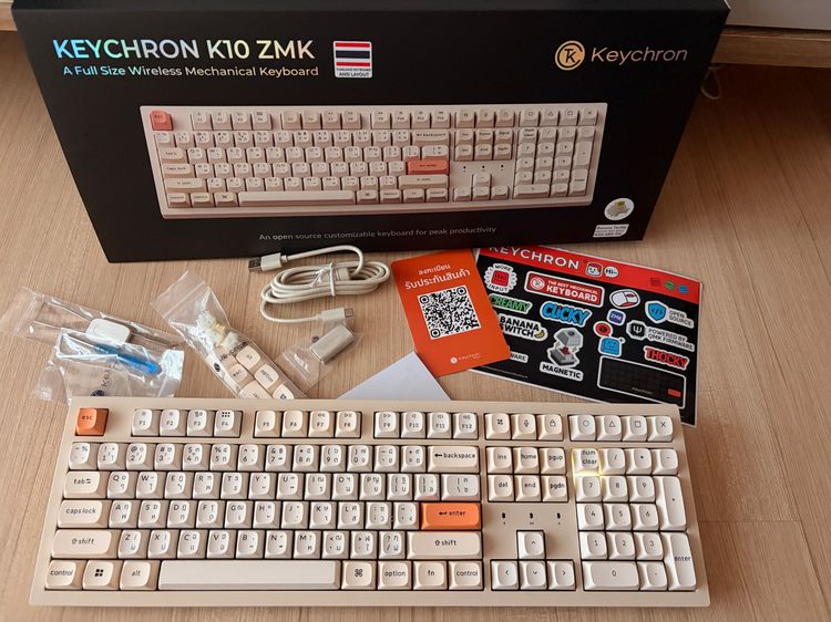 เม้าส์ และคีย์บอร์ด Keychron K10 ZMK Retro