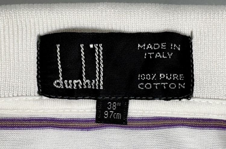 ⚠️ MADE IN ITALY‼️เสื้อโปโล dunhill ของแท้ Original รูปที่ 2