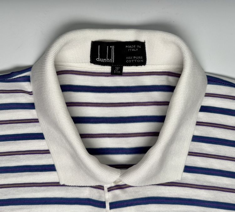 ⚠️ MADE IN ITALY‼️เสื้อโปโล dunhill ของแท้ Original รูปที่ 6