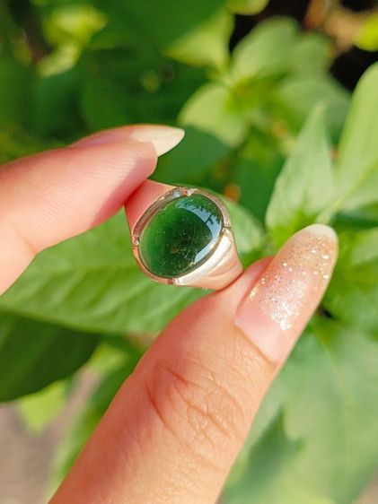 แหวนหยกพม่าแท้ JADEITE TYPE A รูปที่ 2