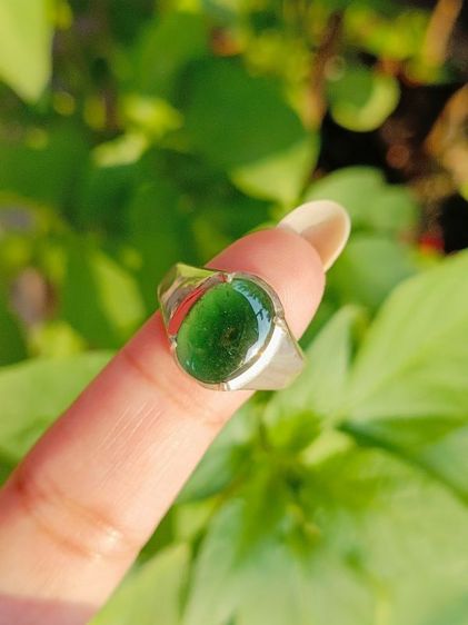 แหวนหยกพม่าแท้ JADEITE TYPE A รูปที่ 3
