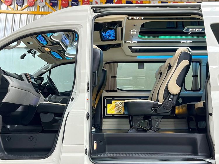 Toyota Commuter 2024 2.8 Van ดีเซล ไม่ติดแก๊ส เกียร์อัตโนมัติ ขาว รูปที่ 2