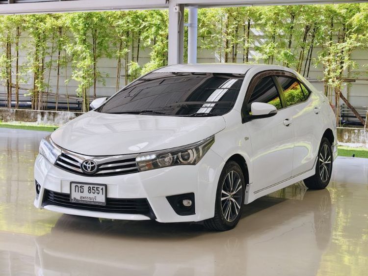 Toyota Altis 2014 1.6 E Sedan เบนซิน LPG เกียร์อัตโนมัติ ขาว รูปที่ 3