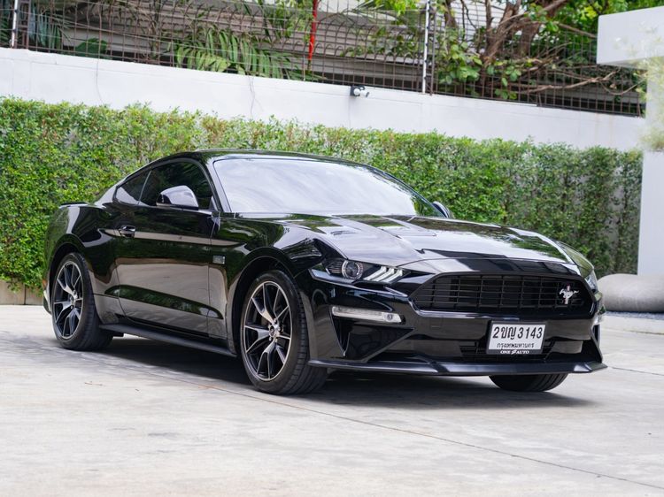 รถ Ford Mustang 2.3 Ecoboost สี ดำ