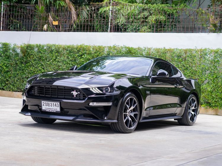 Ford Mustang 2021 2.3 Ecoboost Sedan เบนซิน ไม่ติดแก๊ส เกียร์อัตโนมัติ ดำ รูปที่ 3