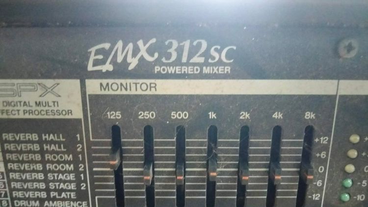 power mixer YAMAHA EMX 312 csขายตามสภาพเปิดไม่ติด รูปที่ 2