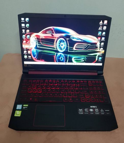 Acer Nitro 5 AN515-54 (Gamming) i5-9300H Ram 16 GB SSD PCIe M.2 NVMe 256 GB + HDD 1 TB สำหรับเล่นเกมส์ออนไลน์ ราคา 7,300.-บาท รูปที่ 2