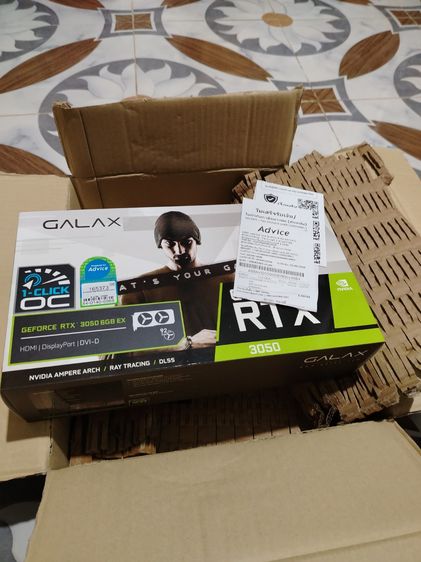 Galax RTX 3050 EX 6GB GDDR6 ของใหม่มือ 1 ราคาต่ำกว่าเก็บโค้ดทุกค่าย
