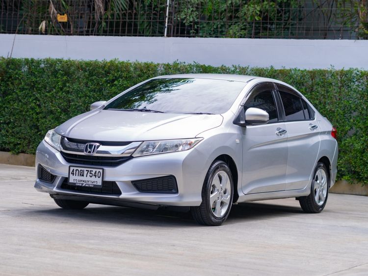 Honda City 2015 1.5 V Plus i-VTEC Sedan เบนซิน ไม่ติดแก๊ส เกียร์อัตโนมัติ บรอนซ์เงิน รูปที่ 3