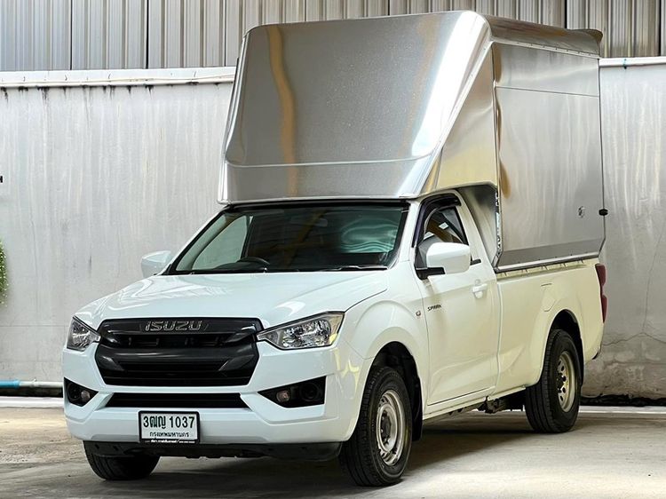 Isuzu D-MAX 2021 1.9 B Pickup ดีเซล ไม่ติดแก๊ส เกียร์ธรรมดา ขาว