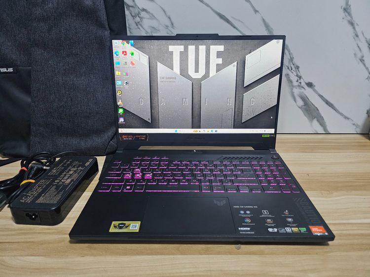 TUF Gaming Ryzen9 7940HS+ RTX4070+Ram16 ddr5 ips2.5K Ssd1T เครื่องสวย 