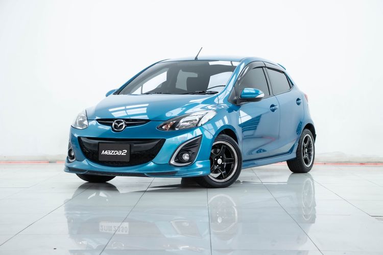 Mazda Mazda 2 2013 1.5 Spirit Sports Sedan เบนซิน ไม่ติดแก๊ส เกียร์อัตโนมัติ ฟ้า