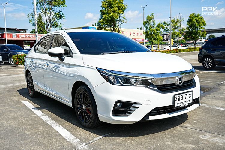 Honda City 2022 1.0 SV Sedan เบนซิน ไม่ติดแก๊ส เกียร์อัตโนมัติ ขาว รูปที่ 3