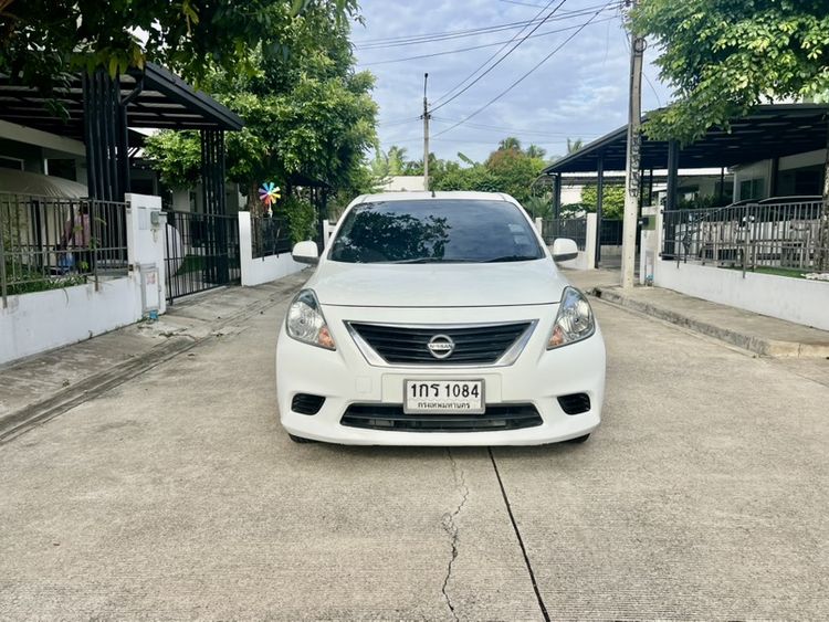 Nissan Almera 2013 1.2 V Sedan เบนซิน ไม่ติดแก๊ส เกียร์อัตโนมัติ ขาว รูปที่ 2