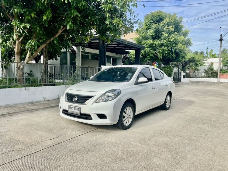 Nissan Almera 2013 1.2 V Sedan เบนซิน ไม่ติดแก๊ส เกียร์อัตโนมัติ ขาว รูปที่ 3
