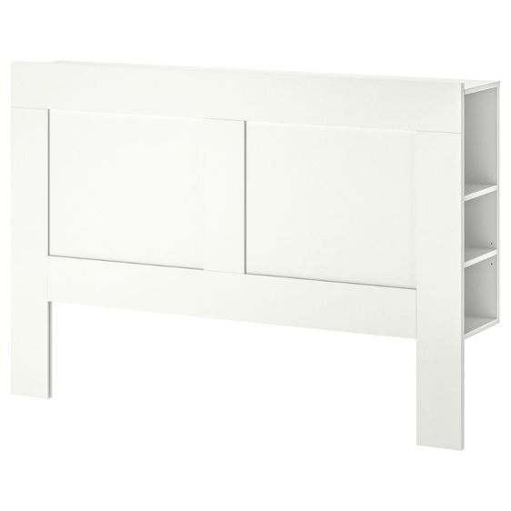 เตียงนอน+หัวเตียง 6 ฟุต IKEA รุ่น BRIMNES รูปที่ 4