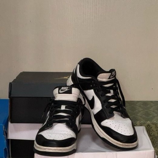 🚨[โละย้ายคอนโด]🐼Nike Dunk Low Panda แท้ 100% (42EU/8.5US) สภาพ 98%+ 🔥🤍