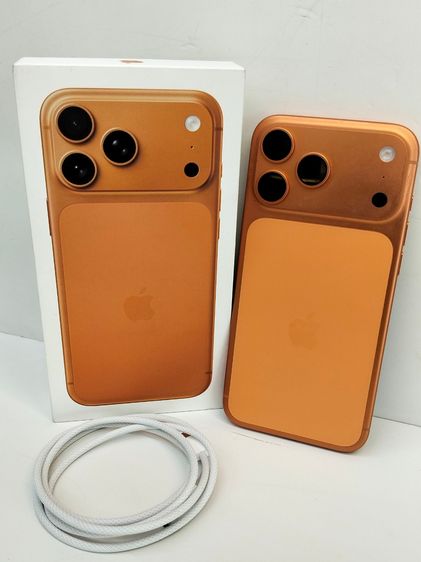 iPhone 17 Pro Max 256GB Cosmic Orange สภาพเหมือนใหม่ แบต 100 3 รอบชาร์จ ประกัน Apple ถึง23-8-27 รูปที่ 2