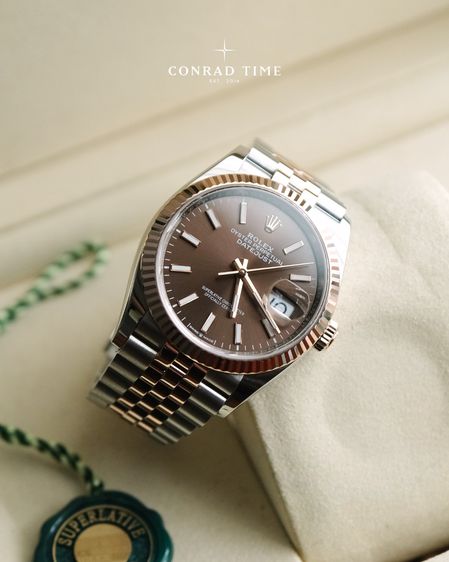 Rolex Datejust 126231 Chocolate Dial Two-Tone Jubilee 2025 36mm. Fullset 