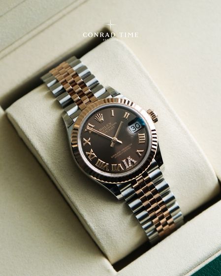 New Rolex Datejust 278271 Chocolate Roman Dial Two-Tone Jubilee 2026 31mm. Fullset 