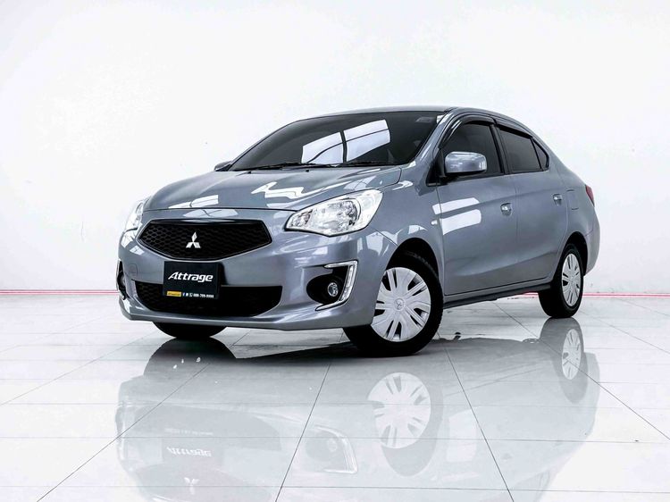 Mitsubishi Attrage 2019 1.2 GLX Sedan เบนซิน ไม่ติดแก๊ส เกียร์อัตโนมัติ เทา