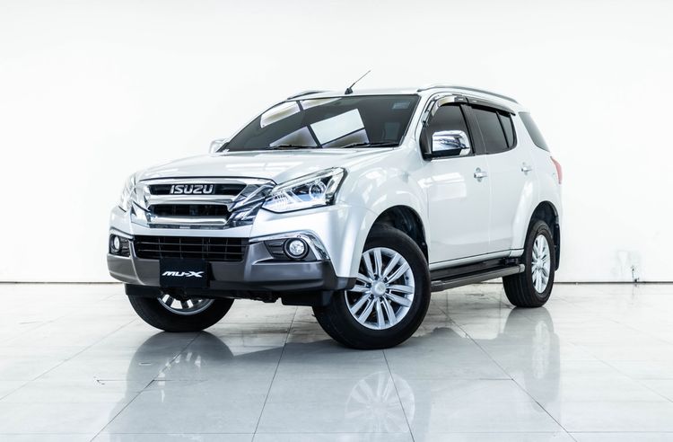 Isuzu MU-X 2017 1.9 DVD Utility-car ดีเซล ไม่ติดแก๊ส เกียร์อัตโนมัติ เทา