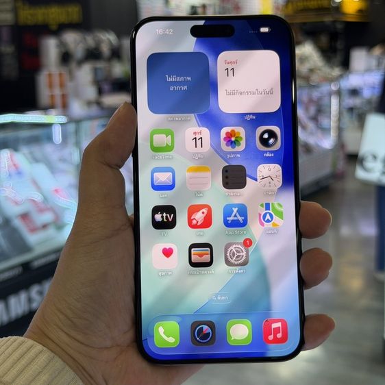 iPhone15 Pro Max 256GB สี Black Titanium เครื่องศูนย์ สภาพสวยมากๆ🥰🥰