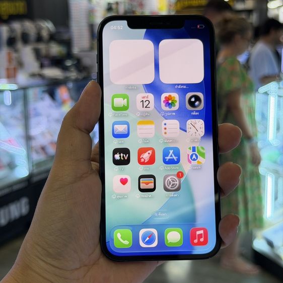 iPhone12 64GB สีดำ เครื่องศูนย์ โมเดลTH สภาพสวยมากๆ🔥🔥
