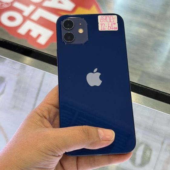 iPhone12 64GB สีฟ้า เครื่องศูนย์ โมเดลTH สภาพสวยมากๆ 🥰🥰 รูปที่ 2