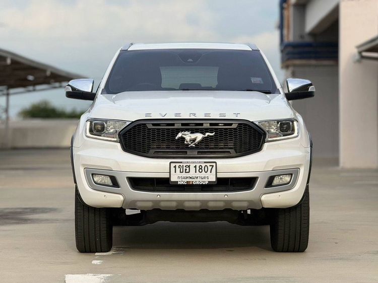 Ford Everest 2021 2.0 Titanium Plus Utility-car ดีเซล ไม่ติดแก๊ส เกียร์อัตโนมัติ ขาว