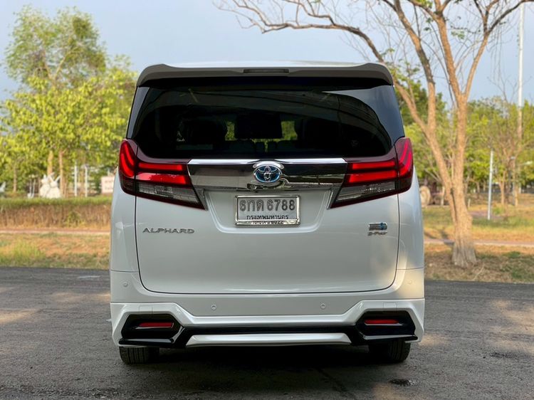 Toyota Alphard 2017 2.5 Hybrid E-Four 4WD Van ปลั๊กอินไฮบริด (PHEV) ไม่ติดแก๊ส เกียร์อัตโนมัติ ขาว รูปที่ 4