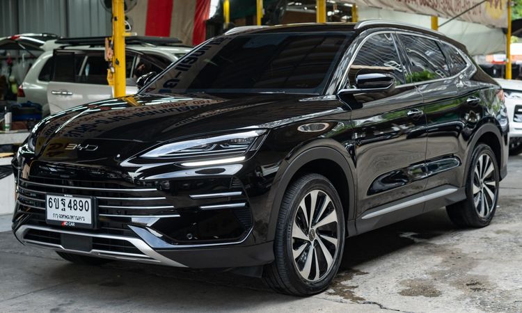 BYD Sealion 6 2025 DM-i Dynamic Utility-car ปลั๊กอินไฮบริด (PHEV) ไม่ติดแก๊ส เกียร์อัตโนมัติ ดำ รูปที่ 2