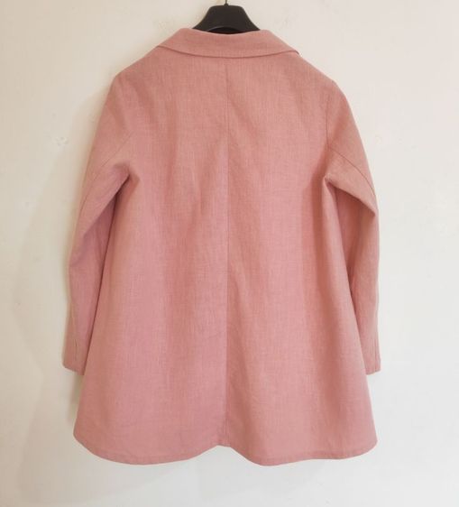 เสื้อคลุมเบลเซอร์ผ้าลินิน 100% รูปที่ 6