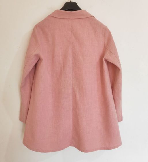 เสื้อคลุมเบลเซอร์ผ้าลินิน 100% รูปที่ 9