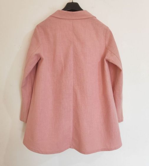 เสื้อคลุมเบลเซอร์ผ้าลินิน 100% รูปที่ 8