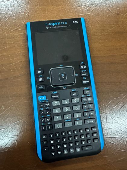 Texas Instruments TI-Nspire CX II CAS เครื่องคำนวณเชิงกราฟชั้นสูง ของแท้ มือสอง รูปที่ 10