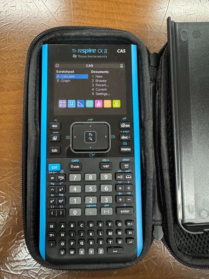 Texas Instruments TI-Nspire CX II CAS เครื่องคำนวณเชิงกราฟชั้นสูง ของแท้ มือสอง รูปที่ 7