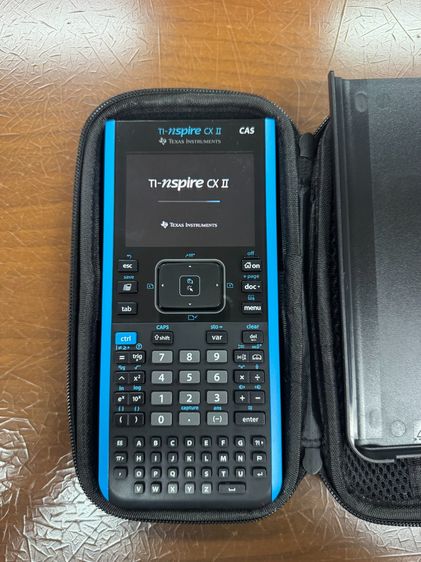 Texas Instruments TI-Nspire CX II CAS เครื่องคำนวณเชิงกราฟชั้นสูง ของแท้ มือสอง รูปที่ 4